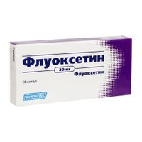 Флуоксетин капсулы 20мг 20шт, миниатюра