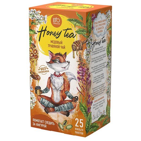 Чай травяной медовый Золотая Долина фильтр-пакеты 25шт