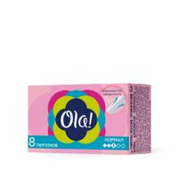 Тампоны шелковистая поверхность Normal Ola! 8шт миниатюра фото №2