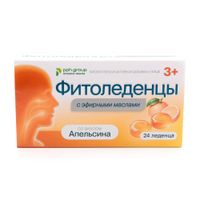 Фитоледенцы с эфирными маслами вкус апельсина с 3 лет 3250 мг 24шт, миниатюра