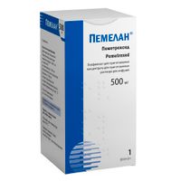 Пемелан лиоф. пригот. раствора для инф. флакон 500мг