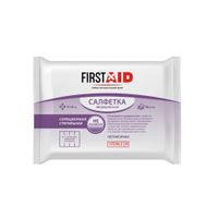 Салфетка медицинская сорбционная стерильная нетканная 8 сложений First Aid/Ферстэйд 5х5см 5шт
