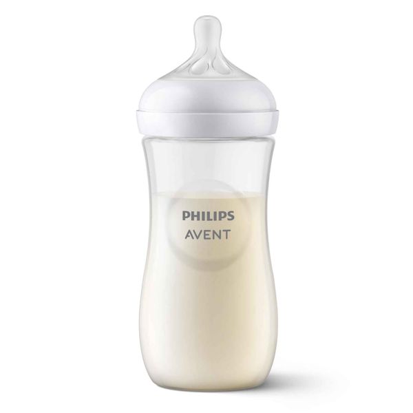 Бутылочка из полипропилена с силиконовой соской средний поток 3 мес. Natural Response Philips Avent 330мл (SCY906/01) фото №5