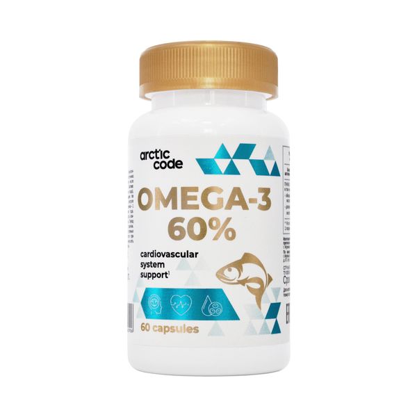 Омега-3 60% капсулы 1300мг 60шт
