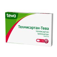 Телмисартан-Тева таблетки 80мг 30шт