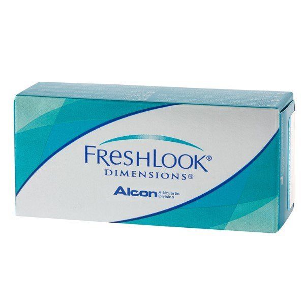 Линзы контактные цветные Alcon/Алкон freshlook dimensions (8.6/-4,50) Caribbean aqua 6шт