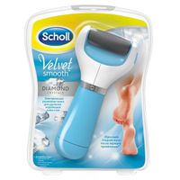 Пилка Scholl (Шолл) электрическая роликовая для удаления огрубевшей кожи стоп голубая