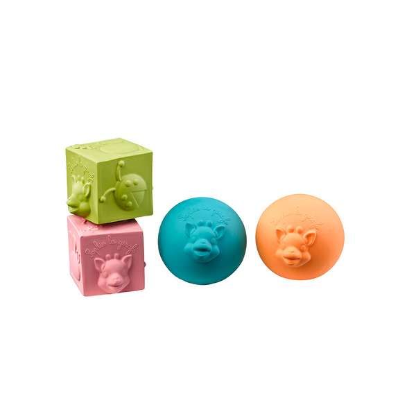 Игрушки в наборе: мячики, кубики Vulli фото №6