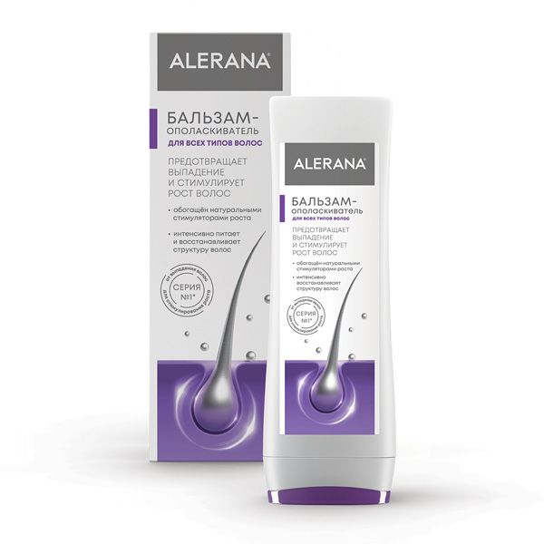 Бальзам-ополаскиватель для всех типов волос Alerana/Алерана 200мл фото №3