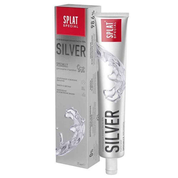 Паста зубная Splat/Сплат Special Silver 75мл