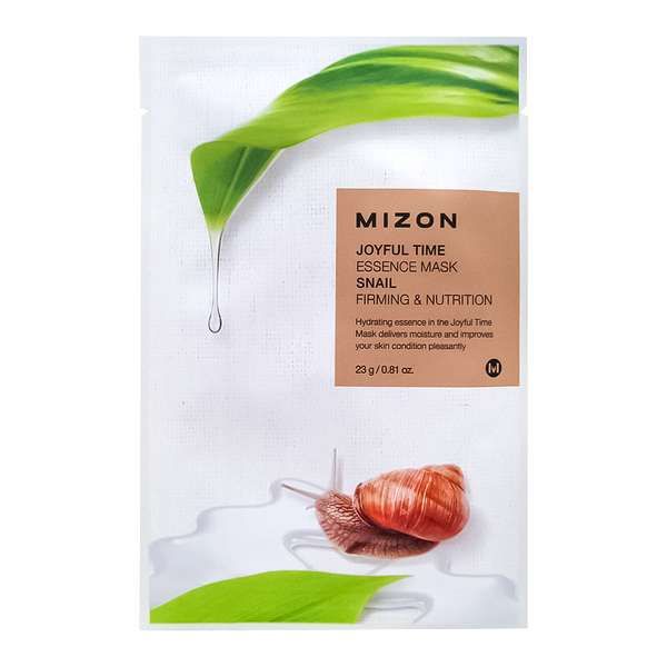 Маска для лица тканевая с экстрактом улиточного муцина Joyful time essence mask snail MIZON 23г COSON Co., Ltd 1526866 - фото 1