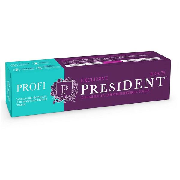 Паста зубная Exclusive Profi President/Президент 100мл