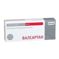 Валсартан таблетки п/о плен. 160мг 30шт