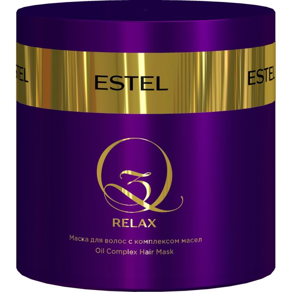 Маска для волос с комплексом масел Q3 Relax Estel/Эстель 300мл estel шампунь для волос с комплексом масел comfort 1000 мл estel q3