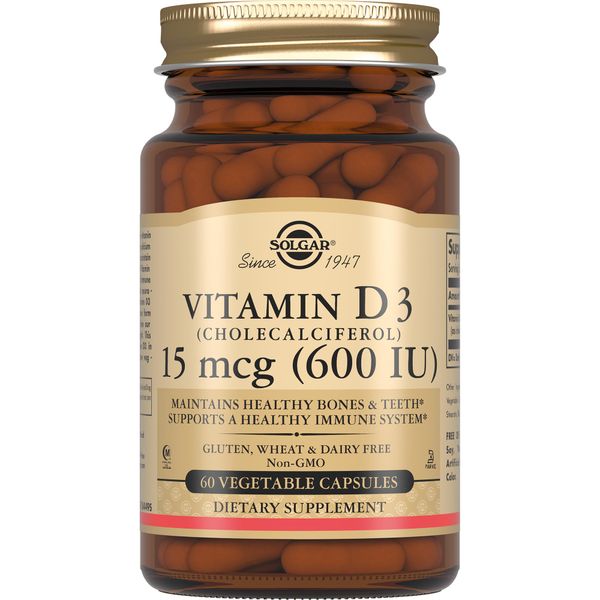 Витамин Д3 Solgar/Солгар капсулы 600МЕ 250мг 60шт витамины антиоксиданты минералы проаптека витамин д3 600ме
