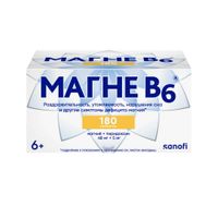Магне В6 таблетки п/о 48мг+5мг 180шт