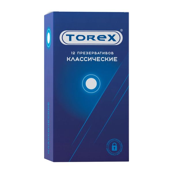 Презервативы классические Torex/Торекс 12шт презервативы torex продлевающие 12шт