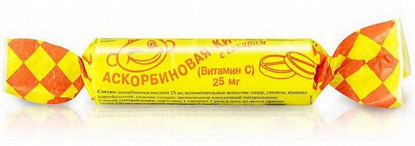 Аскорбиновая кислота с сахаром Аскопром таблетки 3г 10шт аскорбиновая к та с сахаром таб черника 10