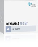 Флутамид таблетки 250мг 100шт, миниатюра фото №3