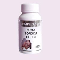 Кожа, волосы, ногти Complex SW капсулы 0,43г 60шт, миниатюра фото №12