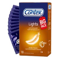 Презервативы особо тонкие Light Contex/Контекс 18шт миниатюра