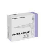Кепайра-Веро таблетки п.п.о. 250мг 30 шт., миниатюра