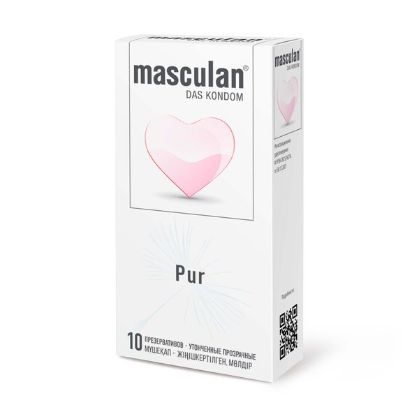 Презервативы утонченные прозрачные Pur Masculan/Маскулан 10шт презервативы увеличенного размера xxl masculan маскулан 10шт