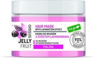 Маска ламинирующая для высокопористых волос с малиной Sessio Jelly Fruit Chantal 250г