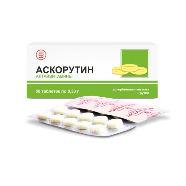 Аскорутин таблетки 50шт Алтайвитамины ЗАО