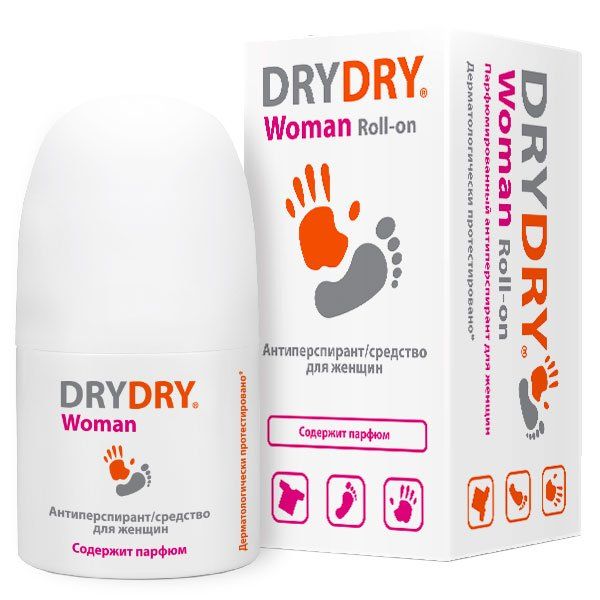 Купить Антиперспирант - дезодорант для женщин DRY DRY Woman/Драй Драй Вуман 50мл, Lexima AB, Швеция