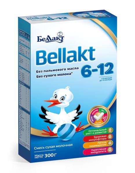 Смесь Bellakt 6-12 Беллакт 300г цена и фото