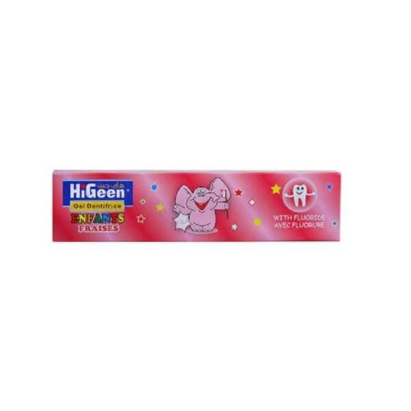 Зубная гелевая паста для детей c ароматом Клубника Filo HiGeen 60гр HiGeen 1509888 - фото 1