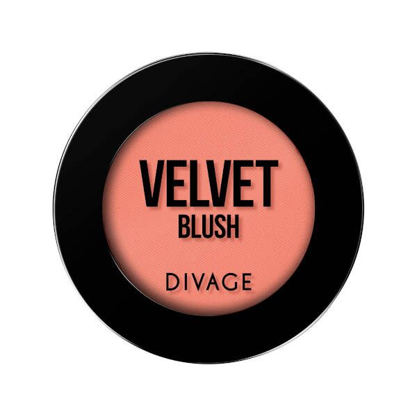 Румяна компактные Divage Velvet тон 8703 фото №2