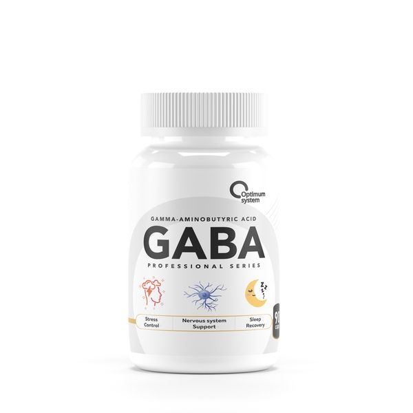 Гамма-аминомасляная кислота GABA (ГАМК) Optimum System/Оптимум систем капс. 90шт