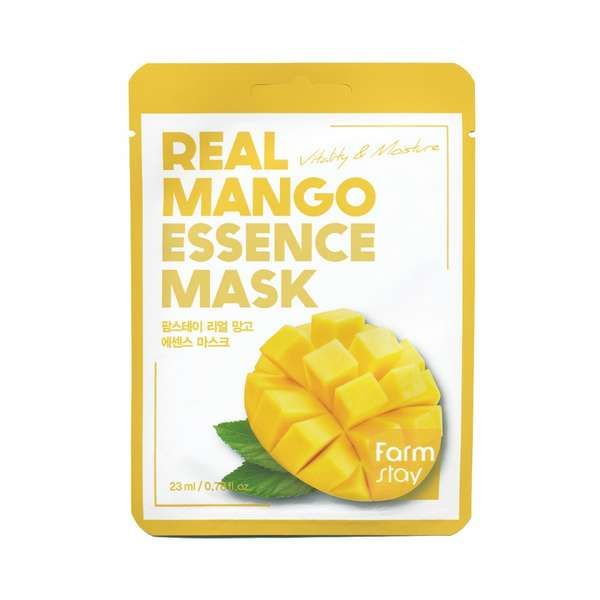 Маска для лица тканевая с экстрактом манго Real mango FarmStay 23мл Myungin Cosmetics Co., Ltd 1665260 - фото 1