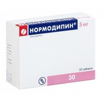 Нормодипин таблетки 5мг 30шт