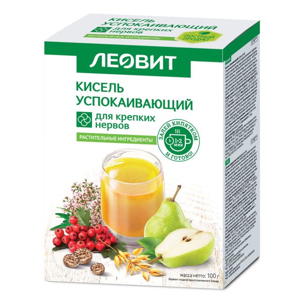 Кисель успокаивающий Леовит пак. 20г 5шт