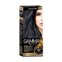 Крем-краска для волос черный сапфир Gamma Perfect color Свобода тон 2.0