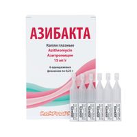 Азибакта капли глазные 15мг/г 6шт, миниатюра