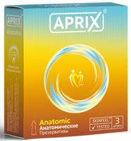 Презервативы Aprix (Априкс) Anatomic анатомические 3 шт.
