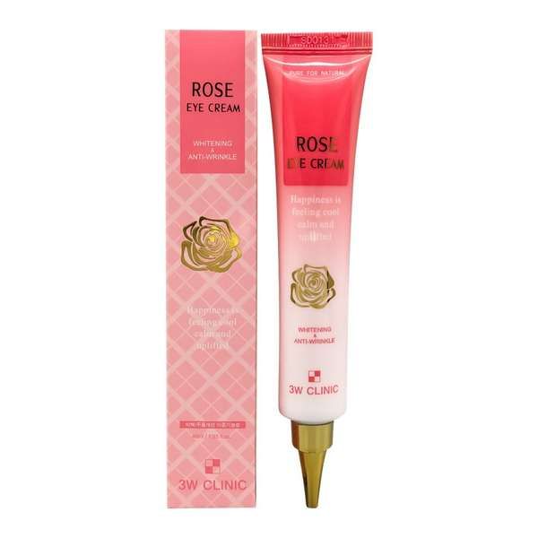 Крем для век с экстрактом розы Rose eye cream whitening and anti-wrinkle 3W Clinic 40мл XAI Cosmetics Korea Co., Ltd 1665258 - фото 1