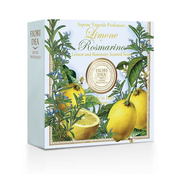 Мыло кусковое лимон и розмарин Fiori Dea/Фьери Дея 100г