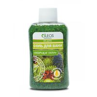Соль морская для ванн сибирское тепло Oleos/Олеос фл. 400г