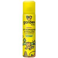 Аэрозоль от комаров и мошки для детей с 1 года Baby Gardex/Гардекс 80мл