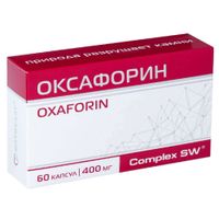 Оксафорин Complex SW капсулы 0,4г 60шт, миниатюра фото №19