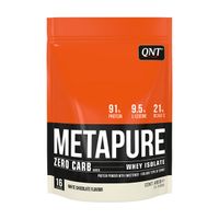 Протеин Изолят сывороточного белка Metapure Zero Carb (Метапьюр Вэй Изолят Зеро Карб) Белый шоколад QNT 480г