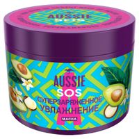 Маска для волос Суперзаряженное увлажнение SOS Aussie/Осси банка 450мл