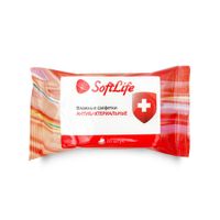 Салфетки влажные антибактериальные SoftLife/СофтЛайф 20шт