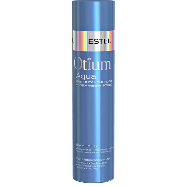 Шампунь для интенсивного увлажнения волос Otium aqua Estel/Эстель 250мл estel шампунь для интенсивного увлажнения волос aqua 1000 мл estel otium