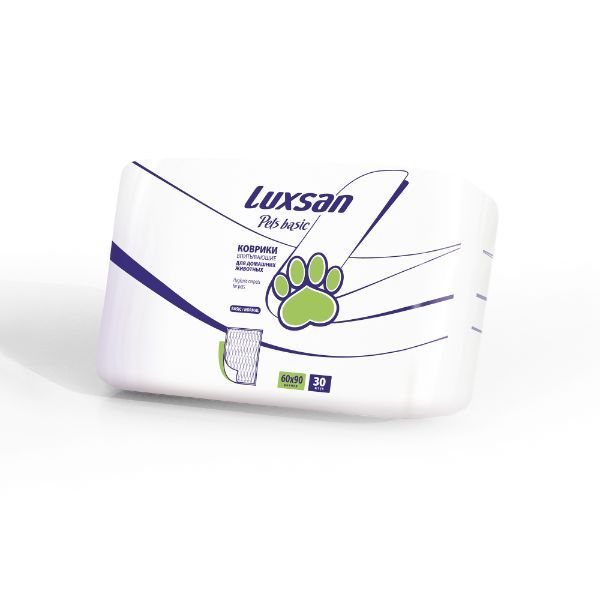 Коврики для животных Basic Luxsan 60х90см 30шт коврики для животных premium luxsan 60х90см 10шт